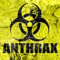 Anthrax virus concept background Royalty Free Stock Photo