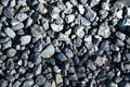 Anthrazite coal pieces in sunlight Royalty Free Stock Photo