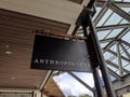 Anthropologie store exterior and sign
