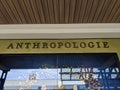 Anthropologie store exterior and sign