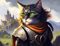 A cat warrior fantastical world