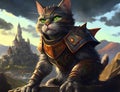 A cat warrior fantastical world