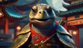 samurai turtle Royalty Free Stock Photo