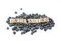 Anti Aging Blueberries Royalty Free Stock Photo