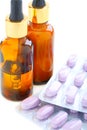 Anti-aging complex and tablets. Royalty Free Stock Photo