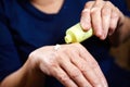 Anti aging cream for hands Royalty Free Stock Photo
