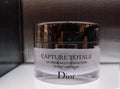 Anti-aging face cream Dior Capture Totale Multi-Perfection in the perfumery and cosmetics store February 10, 2020 in Russia, Royalty Free Stock Photo