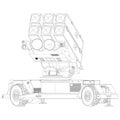 Anti - aircraft air defense system Aspide Coloring Book. Skyguard NASAMS. MIM-104 Patriot