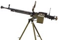 Anti-Aircraft large-caliber machine gun caliber 12.7 mm Royalty Free Stock Photo