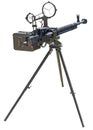 Anti-Aircraft large-caliber machine gun caliber 12.7 mm Royalty Free Stock Photo