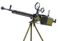 Anti-Aircraft large-caliber machine gun caliber 12.7 mm Royalty Free Stock Photo