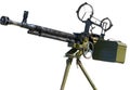 Anti-Aircraft large-caliber machine gun caliber 12.7 mm Royalty Free Stock Photo