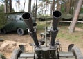 Anti aircraft machine gun Royalty Free Stock Photo