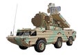 Anti-aircraft missile system vehicle Royalty Free Stock Photo