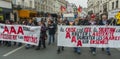 Anti-Austerity Protest, Paris Royalty Free Stock Photo