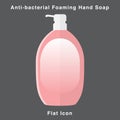 Anti-bacterial Foaming Hand Soap. Hand sanitizer. Alcohol-based hand rub. Rubbing alcohol. soap dispenser. Protection from germs s