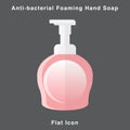 Anti-bacterial Foaming Hand Soap. Hand sanitizer. Alcohol-based hand rub. Rubbing alcohol. soap dispenser. Protection from germs s