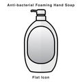 Anti-bacterial Foaming Hand Soap. Hand sanitizer. Alcohol-based hand rub. Rubbing alcohol. soap dispenser. Protection from germs s