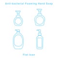 PrintAnti-bacterial Foaming Hand Soap. Hand sanitizer. Alcohol-based hand rub. Rubbing alcohol. soap dispenser. Protection from ge