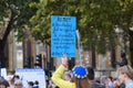 Anti Brexit demonstrators / protesters in London on October 19 2019