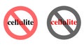 Anti cellulite sign