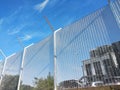 Anti-climb fencing made from galvanized iron is installed at the perimeter or boundary of the property