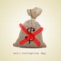 Anti-corruption day Royalty Free Stock Photo