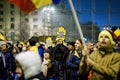 Anti corruption protest, Bucharest, Romania