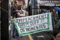 Anti-Corruption Protest in Sao Paulo, Brazil Royalty Free Stock Photo