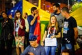 Anti corruption protesters, Bucharest, Romania