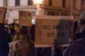 Anti corruption rally. The romanian protesters are against the c