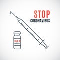 Anti Covid 19 vaccine.