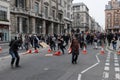 Anti-Cuts Protest in London Royalty Free Stock Photo