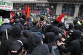 Anti-Cuts Protest in London Royalty Free Stock Photo