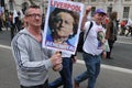 Anti-Cuts Protesters at a London Rally