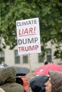 Anti Donald Trump Protesters in Central London