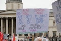 Anti Donald Trump Protesters in Central London