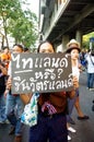 Anti-government protesters to blockade the Royal Thai Police. The protest Against The Amnesty bill