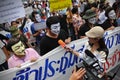 Anti-Government 'White Mask' Protest in Bangkok