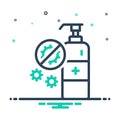 Mix icon for Anti, germs and bacteria