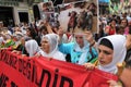 Anti-ÃÂ°sil Protest in Turkey. Royalty Free Stock Photo