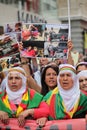 Anti-ÃÂ°sil Protest in Turkey. Royalty Free Stock Photo