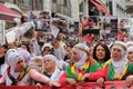 Anti-ÃÂ°sil Protest in Turkey. Royalty Free Stock Photo