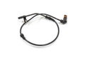 Anti-lock braking system (ABS) sensor on white background, Car maintenance service