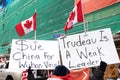 Anti-lockdown Protester Denounces China and Justin Trudeau