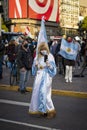 Anti lockdown protesters march in defiance of the government