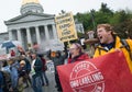 Anti-Monsanto Protest Royalty Free Stock Photo