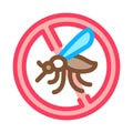 Anti-mosquito Icon Vector Outline Illustration Royalty Free Stock Photo