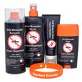 Anti-mosquito, insect repellent products. 3D rendering