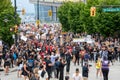 Anti-racism rally. Vancouver BC Canada June 19th 2020